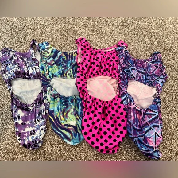 Girls Gymnastics Leotards - Picture 2 of 2